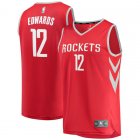 Camiseta Vincent Edwards 12 Houston Rockets Icon Edition Rojo Hombre